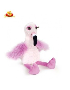 PELUCHE FENICOTTERO OASA CON CIGLIA LUNGHE OCCHI...