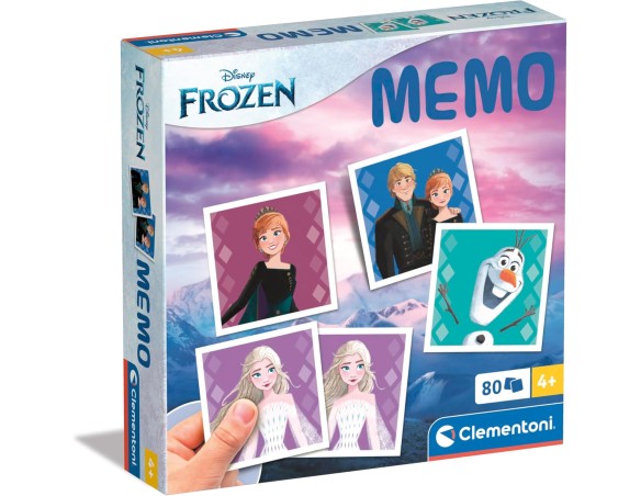 Clementoni - 18299 - Memo Disney Frozen - Gioco Di Memoria E Associazione, Carte Da Accoppiare, Gioco Educativo Bambini 4 Anni,