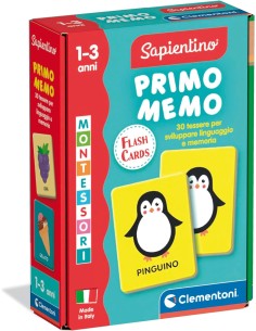 Clementoni Sapientino Baby Montessori - Carte Primo Memo,...