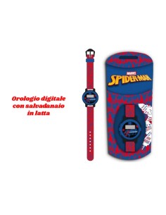 Spiderman | orologio digitale con salvadanaio latta...