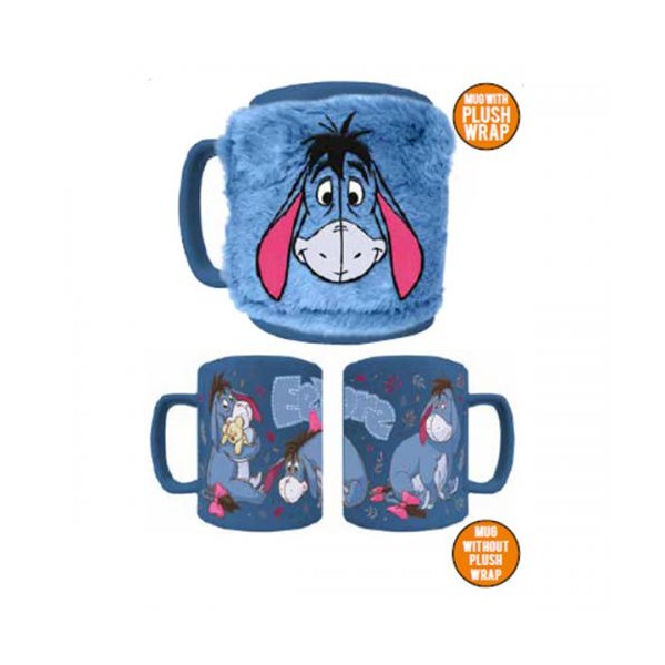 Disney Fuzzy Tazza Winnie The Puuh Eeyore...
