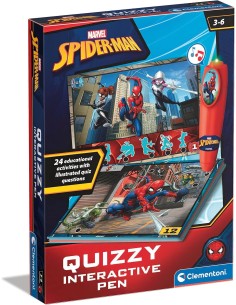 Clementoni - 16452 - Sapientino Quizzy Marvel Spiderman -...
