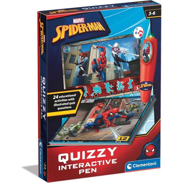 Clementoni - 16452 - Sapientino Quizzy Marvel...