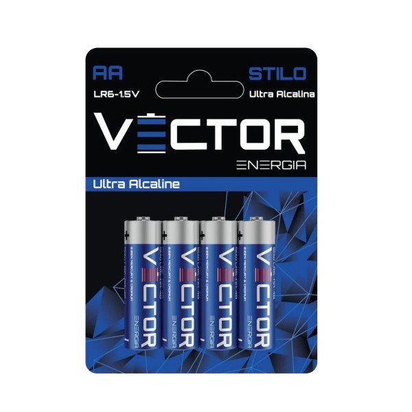 Pila pile vector super alcalina stilo blister...
