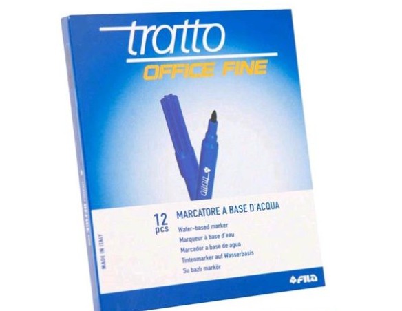 PENNARELLO TRATTO OFFICE BLU x 12
