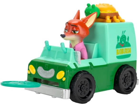 Zootropolis | Zootropolis veicoli funzione lancio - Bug Burga con personaggio Nick Wilde