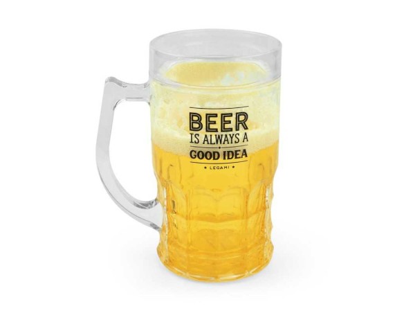 Legami | Boccale Birra Festa del Papà ( festa del papà ) - refrigerante ILLUSIONE OTTICA cooling beer mug LEGAMI home sweet hom