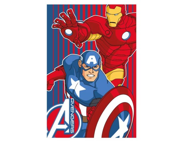 Avengers | Plaid copertina coperta pile bimbo bambino avengers 100x140 cm