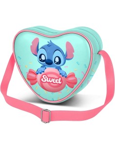 Disney Stitch - Borsa a tracolla cuore 21cm, tempo libero...