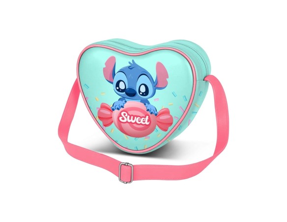 Disney Stitch - Borsa a tracolla cuore 21cm, tempo libero stitch