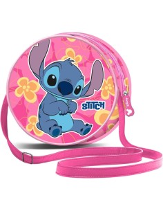 Stitch | Borsa a Tracolla Rotonda, Tempo Libero...