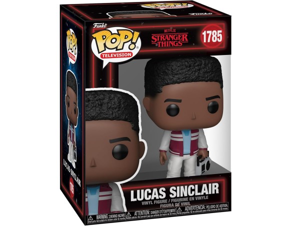 Funko POP! TV: Stranger Things Season 5 - Lucas Sinclair - Figura in Vinile da Collezione - 1785 Idea Regalo - Merchandising Uf
