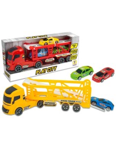 CAMION PORTA AUTO A FRIZIONE 2 COLORI ASS 68469