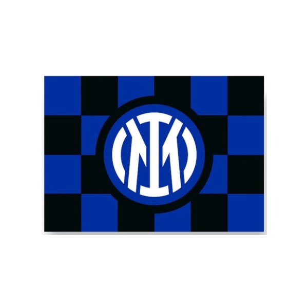 Inter | BANDIERA MINI SCACCHI CON LOGO CENTRALE...