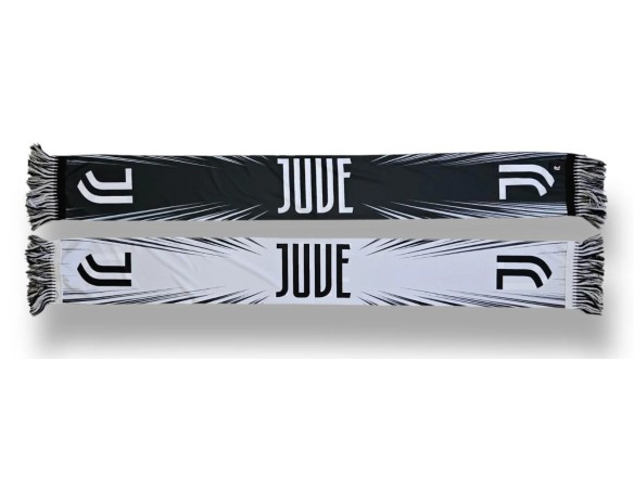 Juventus | SCIARPA POLIESTERE DOPPIA GRAFICA juve juventus ufficiale