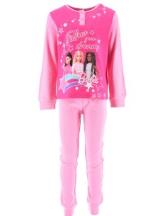 Barbie | Pigiama In Caldo Cotone Barbie Bambina Bimba...