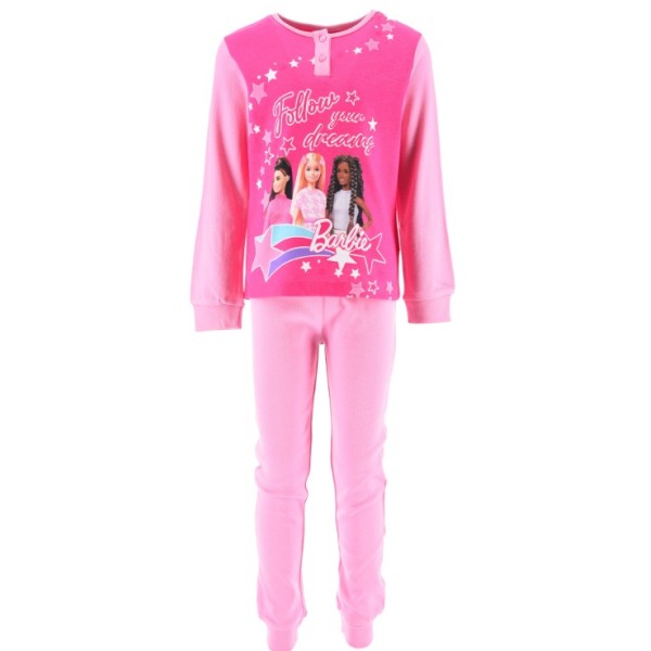 Barbie | Pigiama In Caldo Cotone Barbie Bambina...
