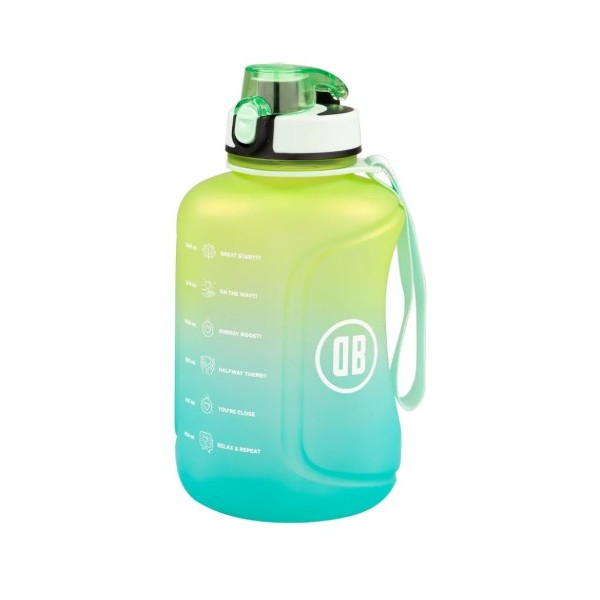 Borraccia motivazionale 1,5 litri lime e...