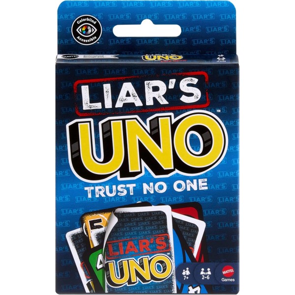 Carte Mattel Games - Liar's UNO, nuova versione...