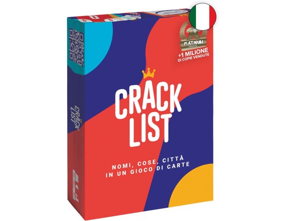 CRACK LIST – Gioco di Carte Divertente per Tutta la Famiglia | 2-8 Giocatori | Età 10+ | Durata: 30 Min | Gioco da Tavolo per A