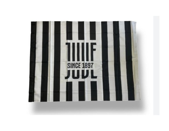 Juventus | Bandiera Juve Juventus 100x140 ufficiale a righe media