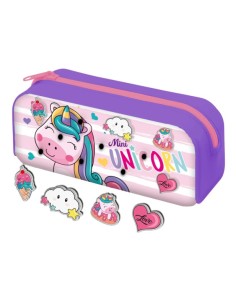 Unicorno | astuccio in silicone con 4 patch unicorno