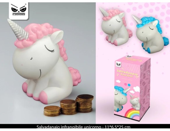 Unicorno | Salvadanaio infrangibile unicorno