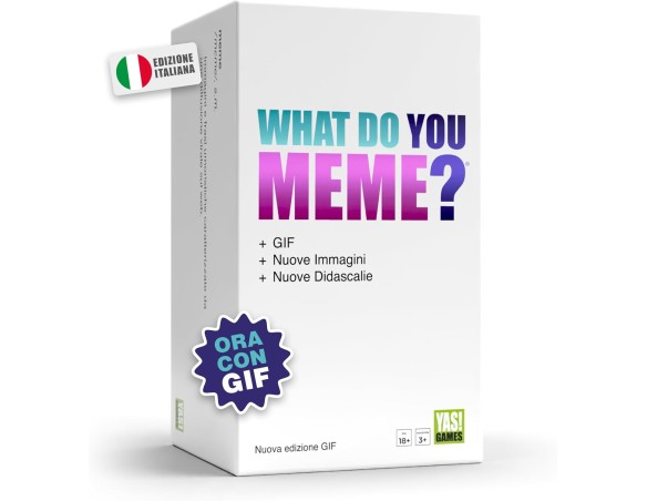 What Do You Meme Core Nuova Versione, Adesso con Carta GIF, Nuove Immagini, Più Carte Didascalia, Gioco per Appassionati di Mem