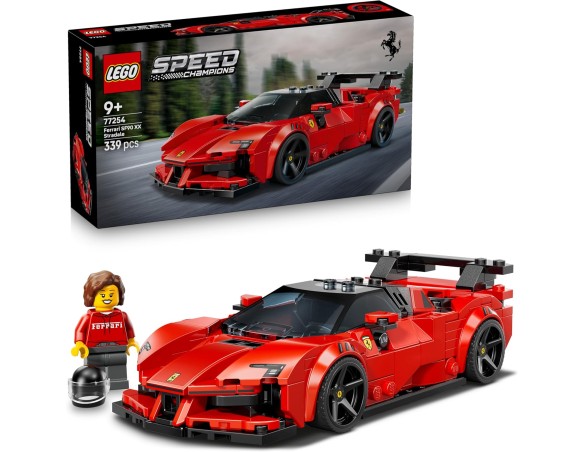 LEGO Speed Champions Ferrari SF90 77254 XX Auto Sportiva Stradale - Macchina Giocattolo con Minifigure da Collezione - Idea Reg