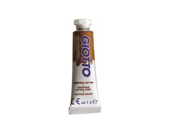 TEMPERA PRONTA TERRA DI SIENA BRUCIATA MARRONE DA 7,5 ML - 22