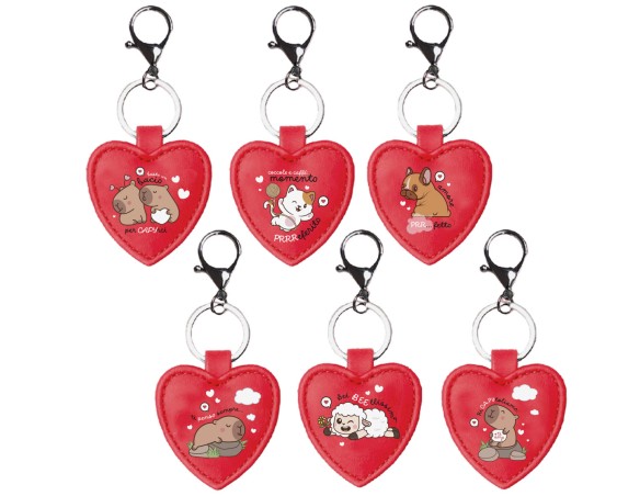 San Valentino | portachiavi San Valentino loving animals