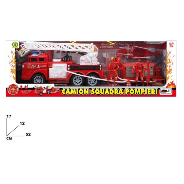 Camion squadra pompieri frizione