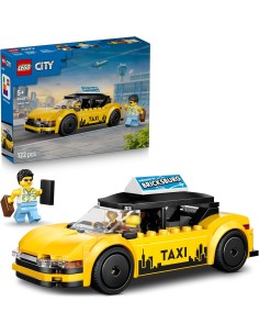 LEGO City Taxi Giallo - Macchina Giocattolo EV - Modello...