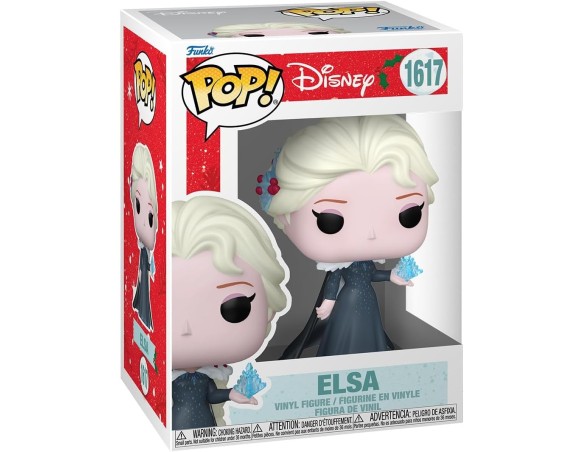 Funko Pop! Disney: Princess Holiday - Elsa - Frozen- Figura in Vinile da Collezione - 1617 - Merchandising Ufficiale - Giocatto