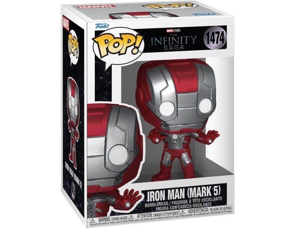Funko POP! Marvel: MCU Archives – IM2 MRK 5 - Iron Man- Figura in Vinile da Collezione - 1474 - Merchandising Ufficiale - Gioca