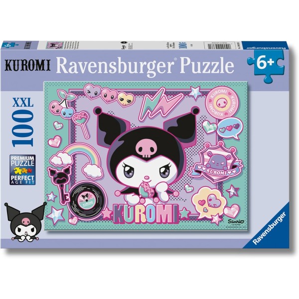 PUZZLE Kuromi XXL 100 Pezzi | Puzzle 6 Anni In...