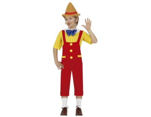 Costume Vestito Pinocchio burattino costume travestimento bambino