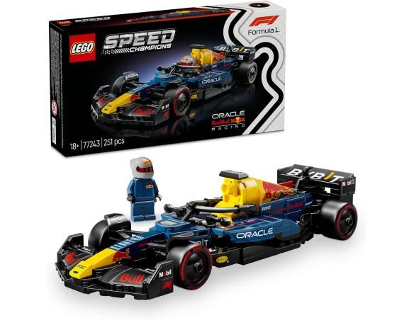 LEGO Speed Champions Auto da Corsa F1 Oracle Red Bull Racing RB20 Modello di Macchina da Collezione con Minifigure del Pilota d