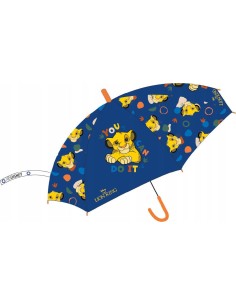 Il re Leone - Ombrello Lungo 44 cm Trasparente Antivento...