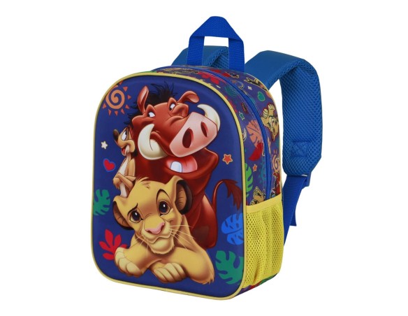Il Re Leone | Zaino Zainetto simba timon 3D 31cm per l'asilo o il tempo libero Il re leone