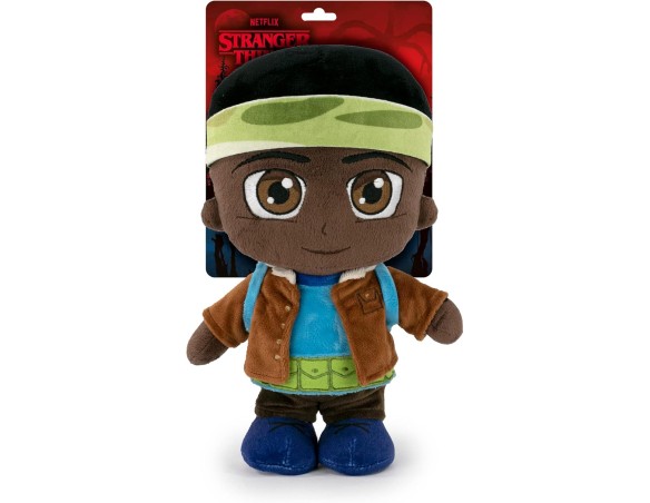 Peluche Lucas di Stranger Things, pupazzo morbido, 26 cm, struttura morbida e imbottitura in fibra 100% riciclata, per bambini 