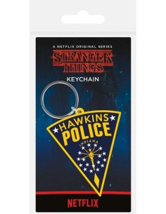 Portachiavi Stranger Things Logo - Hawkins Police