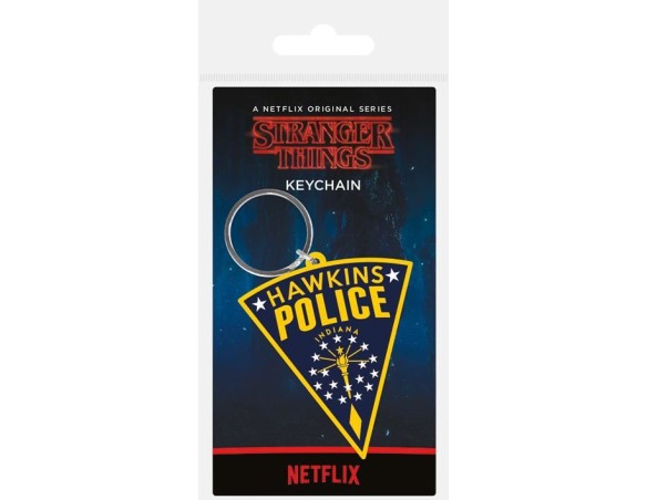 Portachiavi Stranger Things Logo - Hawkins Police