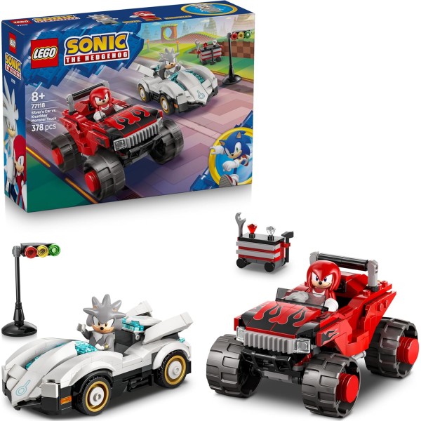 LEGO Sonic the Hedgehog Auto di Silver vs....