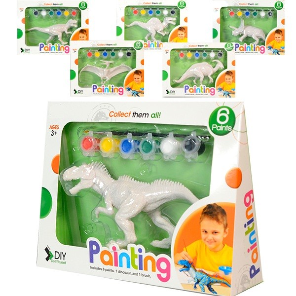 CONF. DINOSAURO DA DIPINGERE C/COLORI ASS 51871...