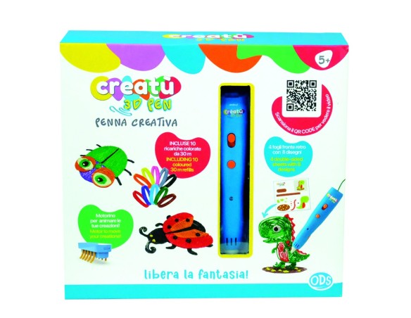 CREATU PENNA 3D CREATIVA C/ACCESSORI E RICARICHE 35237 ODS
