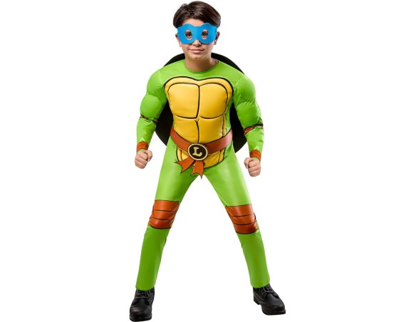 Tartarughe Ninja | COSTUME VESTITO Rubies ufficiale da Tartaruga Ninja 4 in 1 per bambini, costume per bambini