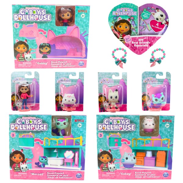 Gabby's Dollhouse Figure & Playset Bundles -...