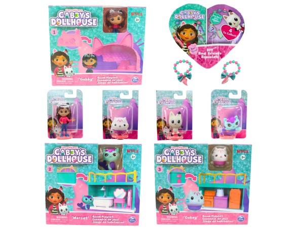 Gabby's Dollhouse Figure & Playset Bundles - (Set di tutti 8) : Giochi e giocattoli