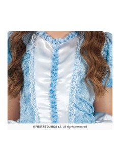 Vestito Costume fantasy blue princess infantile... 2
